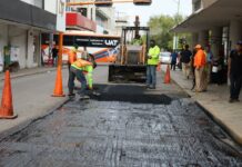 Intensifican bacheo en zona centro de Victoria